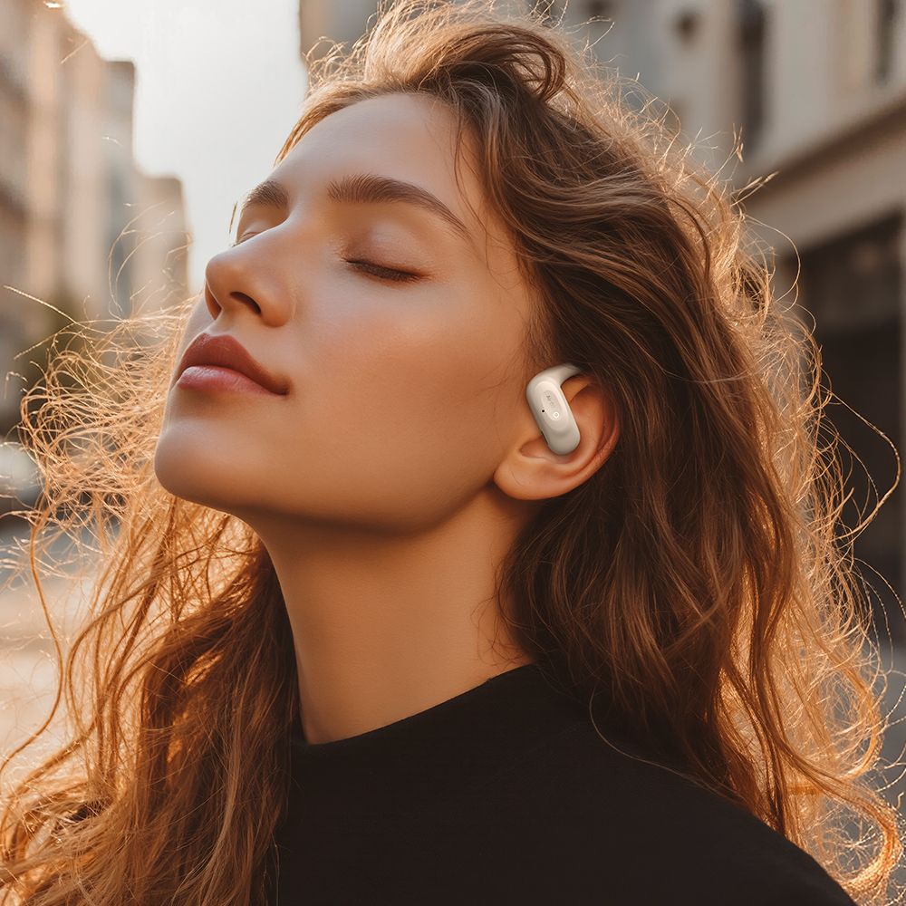 Mcdodo - OWS Wireless Earbuds Air O2 Series (HP-8050) - Open-Ear, Bluetooth V5.4, Ergonomic Design - Black