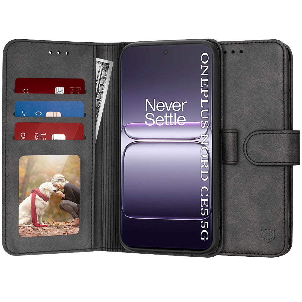 Techsuit - Diary Book - OnePlus Nord CE5 - Black