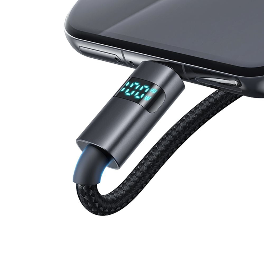 Mcdodo - Data Cable (CA-6520) - USB-A to USB-C, LED Display, 6A, 1.2m - Black