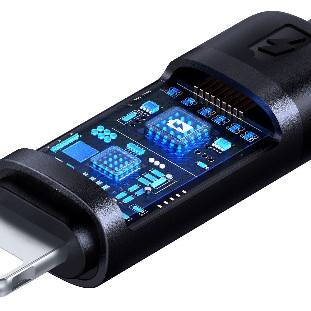 Mcdodo - Data Cable BAT Series (CA-5000) - USB-A to Lightning, Digital Display, 1.2m - Black