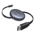 Ugreen Cablu Ugreen (L531), Type-C to Type-C, Retractable, Fast Charging, PD 3.0, 100W, E-maker Chip, 1m, Negru