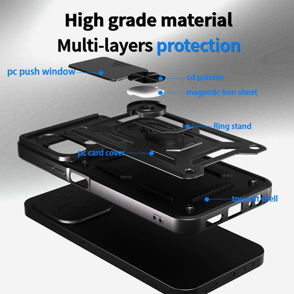 Techsuit - CamShield Series - Xiaomi Redmi 15C 4G / Redmi 15C 5G - Black