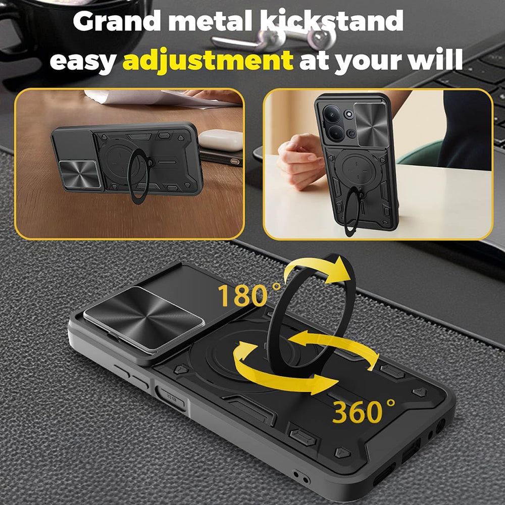 Techsuit - CamGuard Pro - Xiaomi Redmi 15C 4G / Redmi 15C 5G - Black