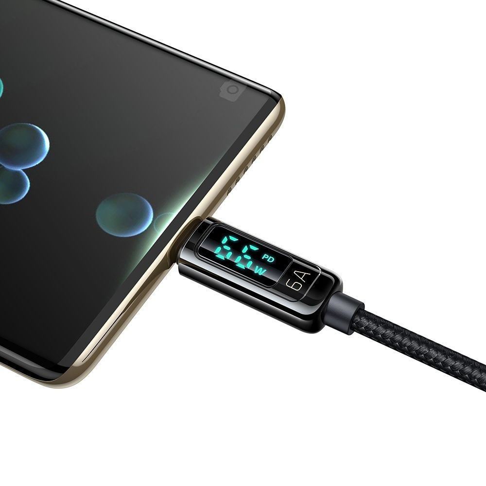 Mcdodo - Data Cable (CA-8690) - USB-A to USB-C, 6A, Digital Display, 1.2m - Black
