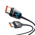 Mcdodo - Data Cable (CA-4250) - USB-C to USB-C, 100W, LED Display, PD Fast Charging, 1.2m - Black