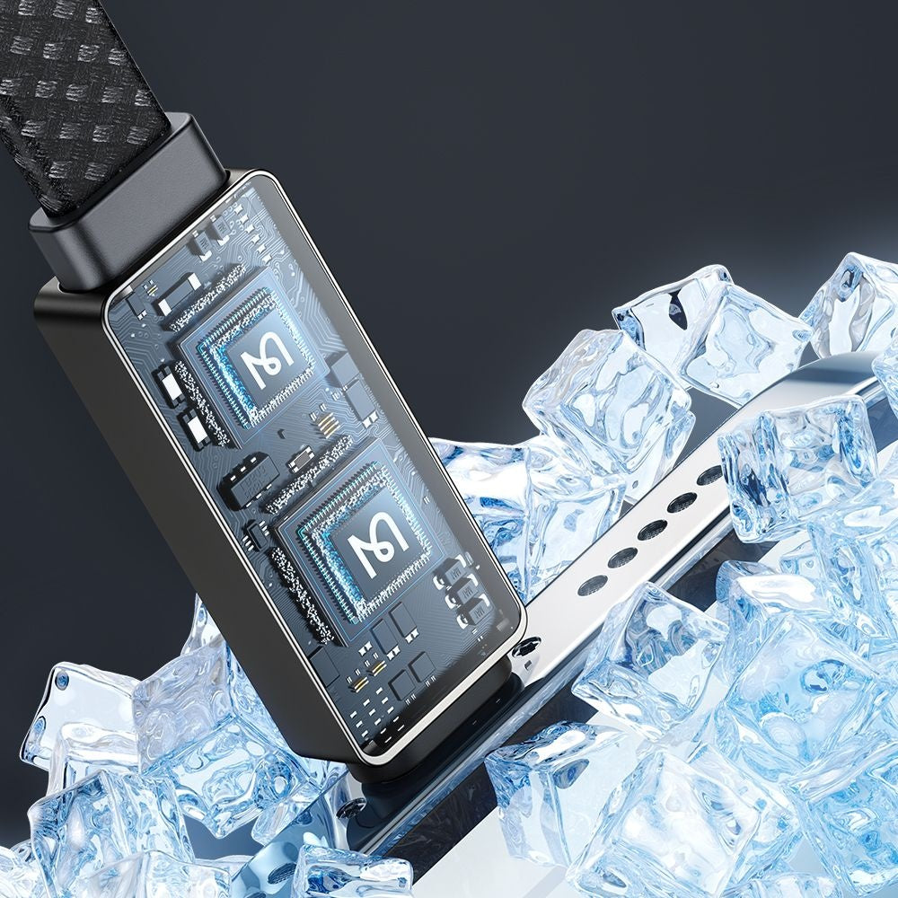 Mcdodo - Data Cable Rythm Series (CA-4960) - Type-C to Lightning, 36W, LED Display, Fast Charging, 1.2m - Black