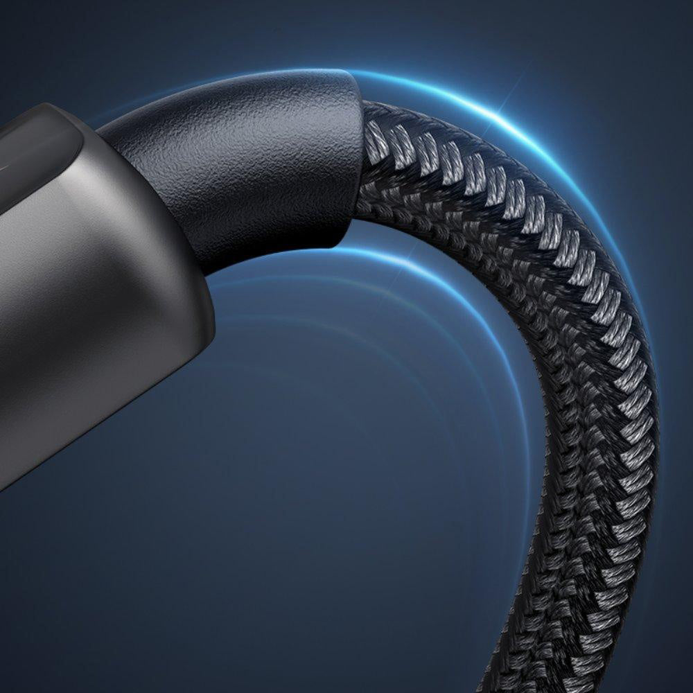Mcdodo - Data Cable (CA-3620) - USB-A to Lightning, 3A, Digital Display, Auto Power Off, Transparent Design, 1.2m - Blac
