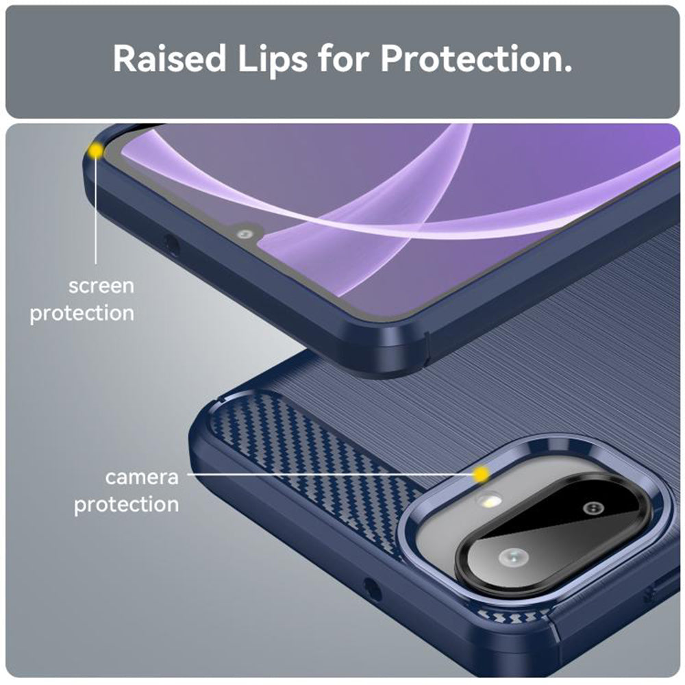 Techsuit - Carbon Silicone - Samsung Galaxy A07 4G - Blue