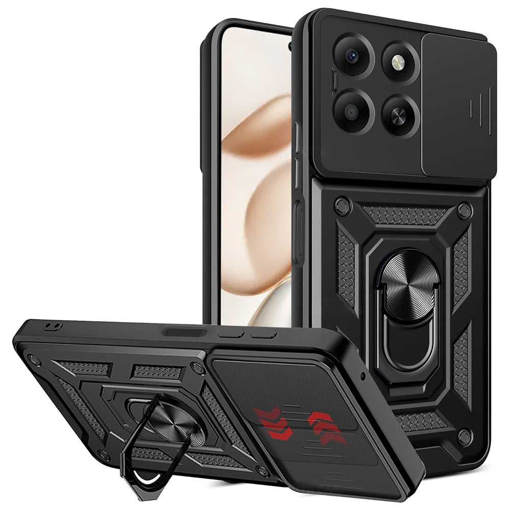 Techsuit - CamShield Series - Honor 400 Smart 5G / 400 Smart 4G / X7d 4G - Black