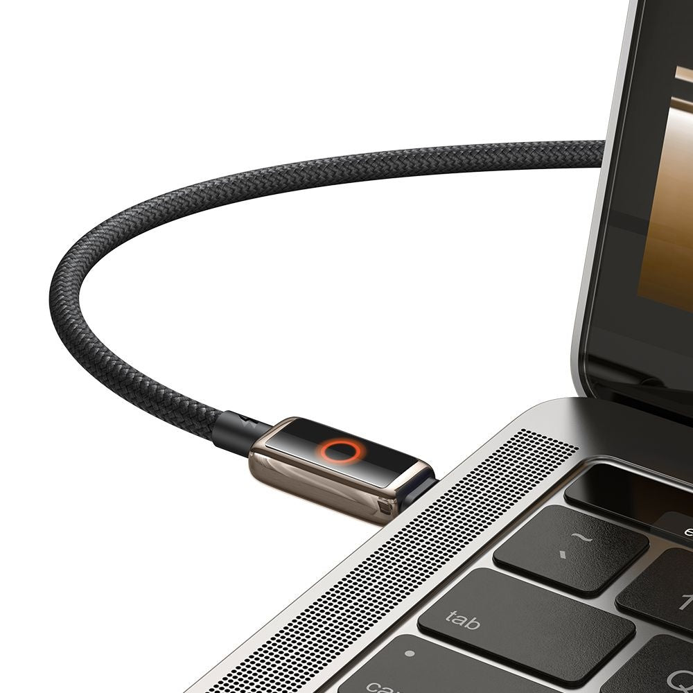 Mcdodo - Data Cable (CA-6681) - with Breathing Light LED Display, USB-C to USB-C, Auto Power Off, 100W, 1.2m - Desert Go