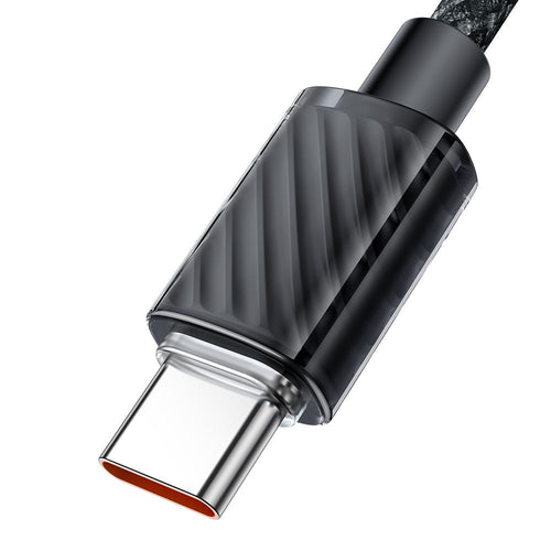 Mcdodo - Data Cable (CA-3650) - Type-C to USB-A, Transparent Design, 100W, 1.2m - Black