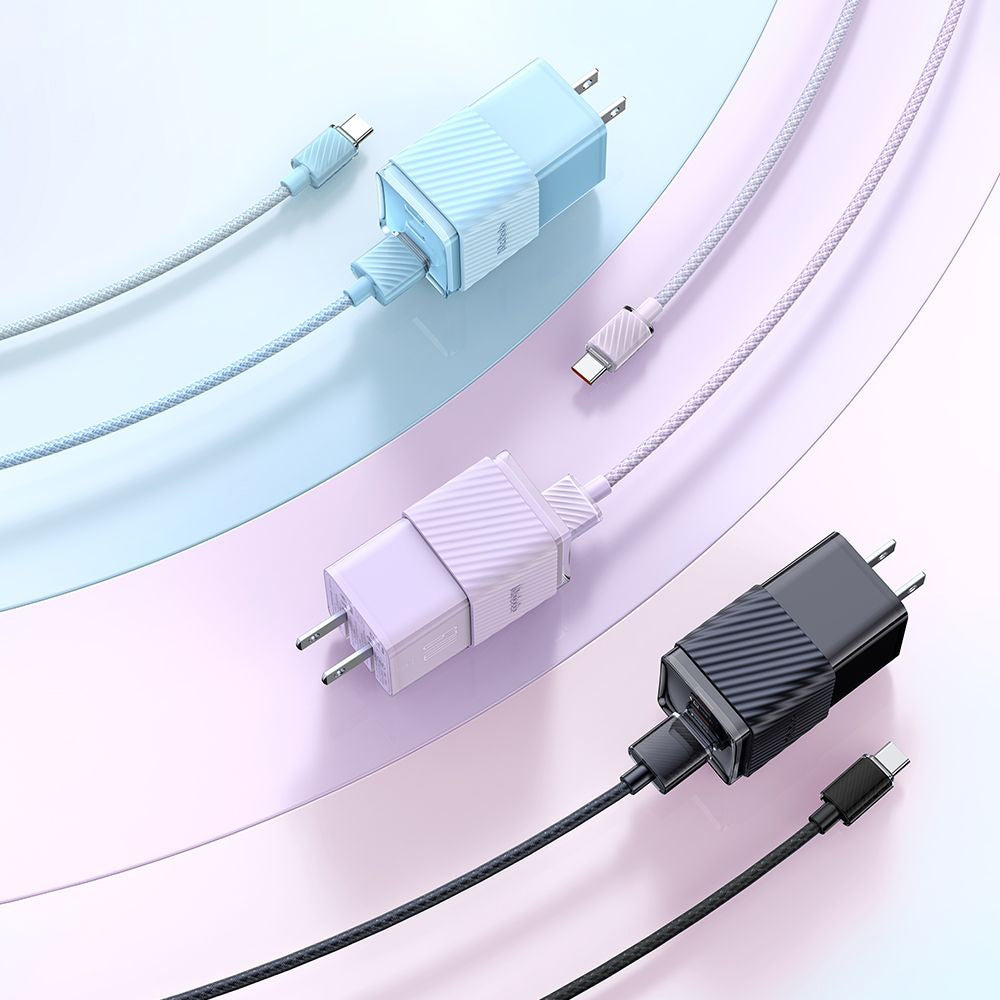 Mcdodo - Data Cable (CA-3650) - Type-C to USB-A, Transparent Design, 100W, 1.2m - Black