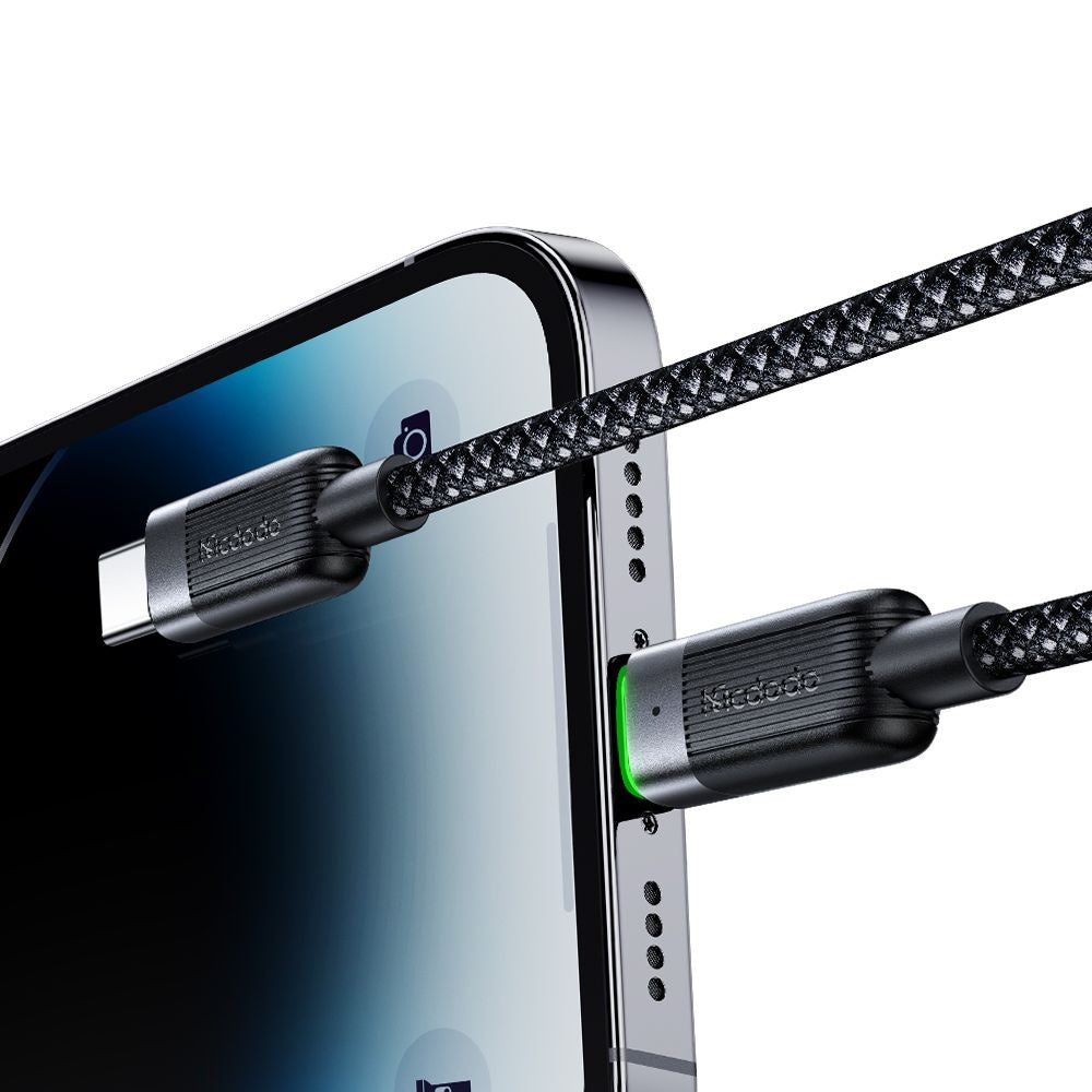 Mcdodo - Data Cable Self-Winding Series (CA-2010) - USB-C to Lightning, 36W, 1.2m - Black