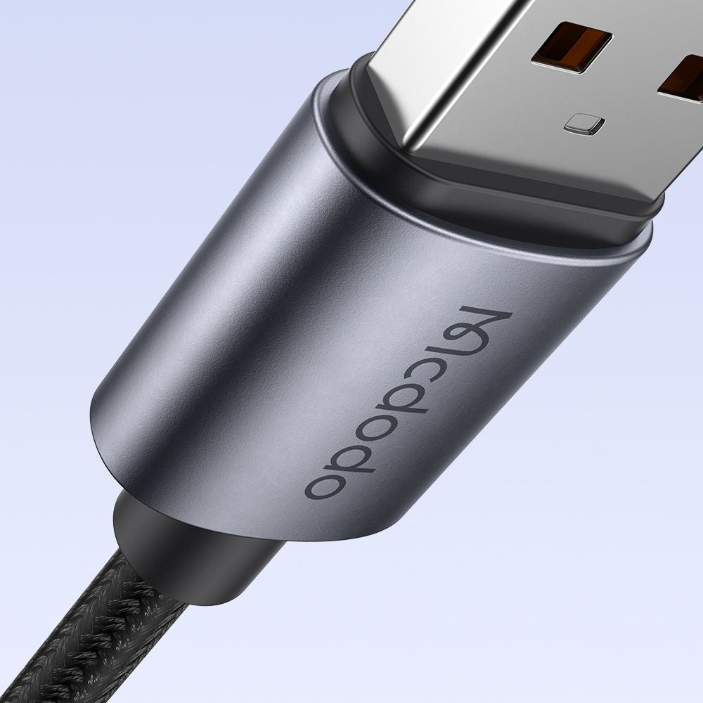 Mcdodo - Data Cable (CA-5180) - with Breathing Light, USB-A to USB-C, 100W, 6A, 1.2m - Black