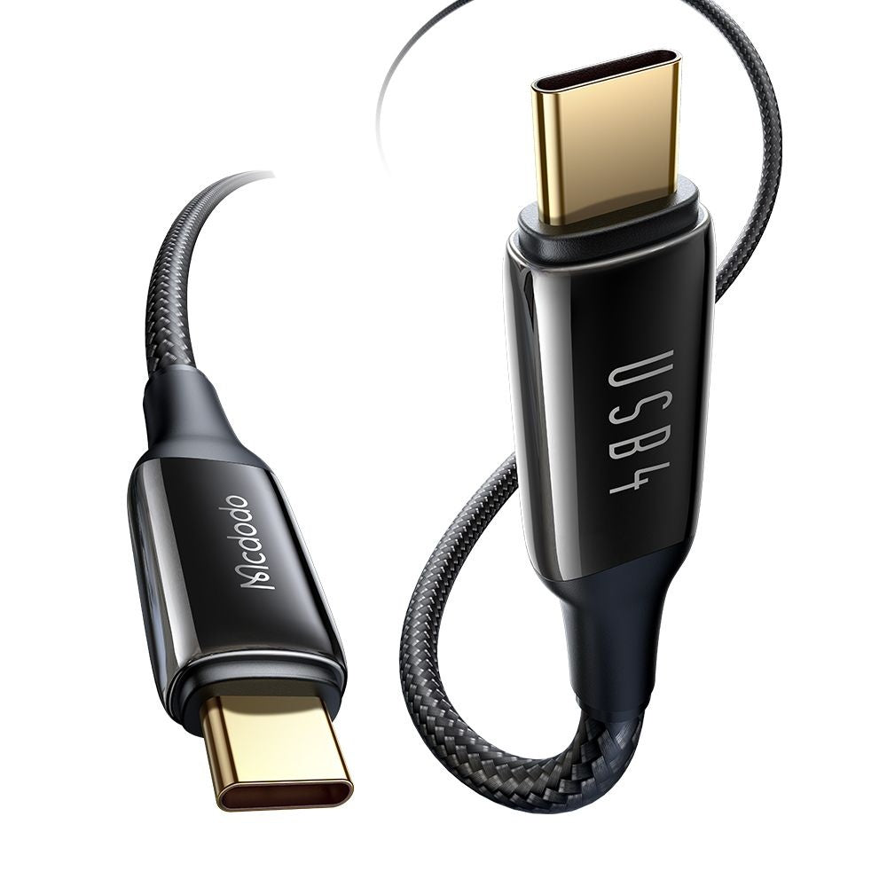 Mcdodo - Data Cable (CA-2990) - Type-C to Type-C, 240W, Thunderbolt 3, 40Gb/s, 8K Ultra HD, 1.2m - Black