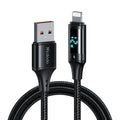Mcdodo - Data Cable (CA-1060) - USB 2.0 to Lightning, with Digital Display, Nylon Braided, Aluminum Alloy, 3A, 1.2m - Bl