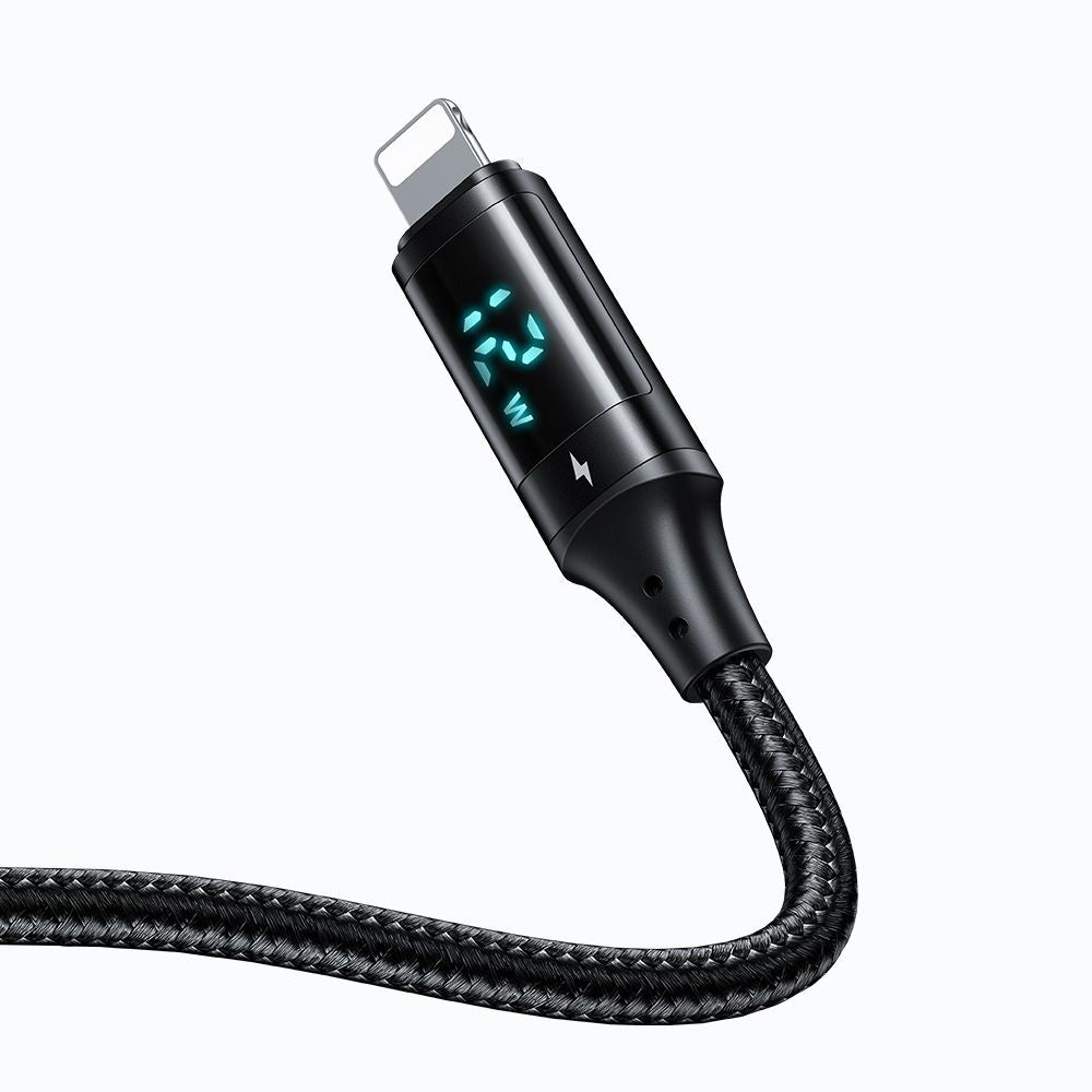 Mcdodo - Data Cable (CA-1060) - USB 2.0 to Lightning, with Digital Display, Nylon Braided, Aluminum Alloy, 3A, 1.2m - Bl