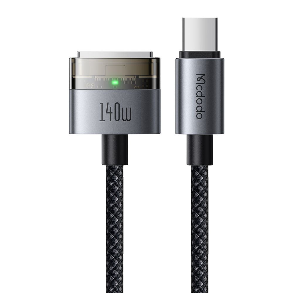 Mcdodo - Magnetic Cable (CA-2070) - USB-C to MagSafe 3, 140W, LED Indicator, 2m - Black