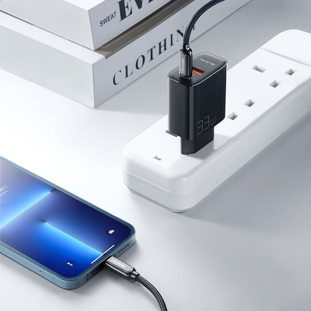 Mcdodo - Wall Charger (CH-0921) - Dual Port, 33W, Fast Charger, Fireproof PC - Black