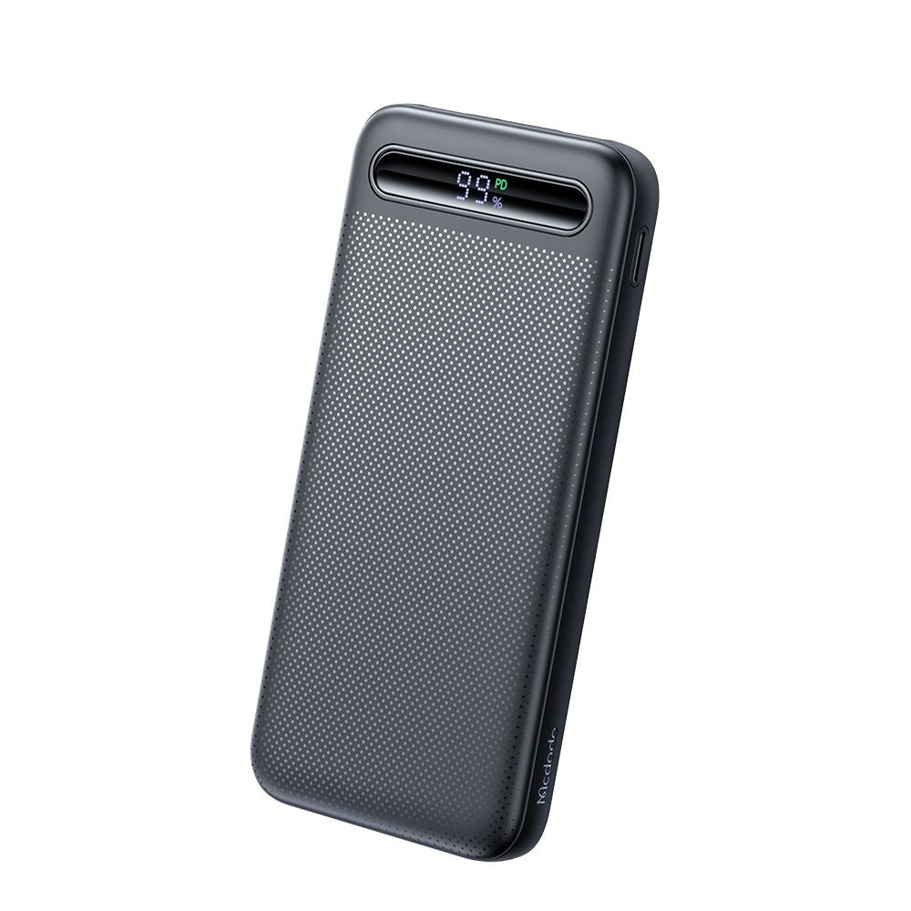 Mcdodo - Power Bank Star Series (MC-3881) - Type-C + 2x USB, 10000mAh, 22.5W, Digital Display - Black