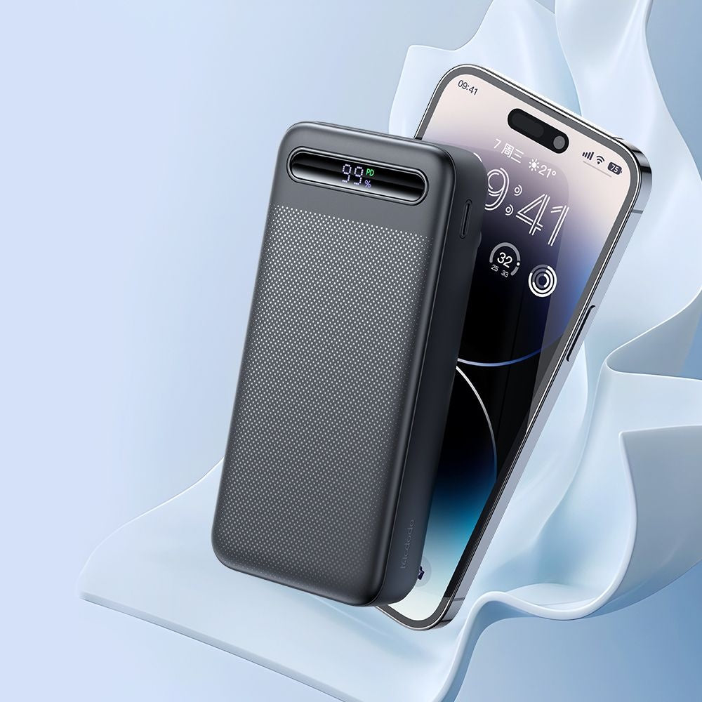 Mcdodo - Power Bank Star Series (MC-3891) - USB-C + 2x USB, 20000mAh, 22.5W, Digital Display - Black