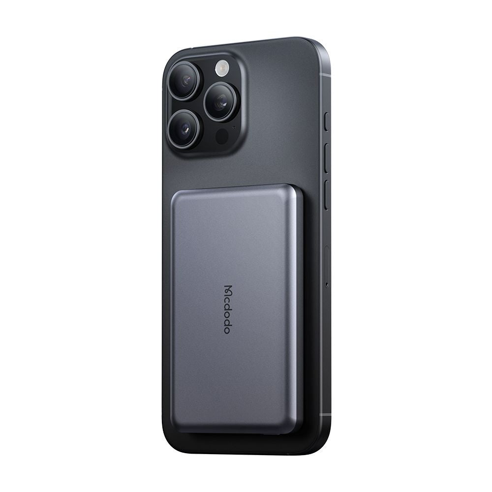 Mcdodo - Magnetic Power Bank Meta Series (MC-4641) - 5000mAh, 20W, Ultra-Thin Design - Black