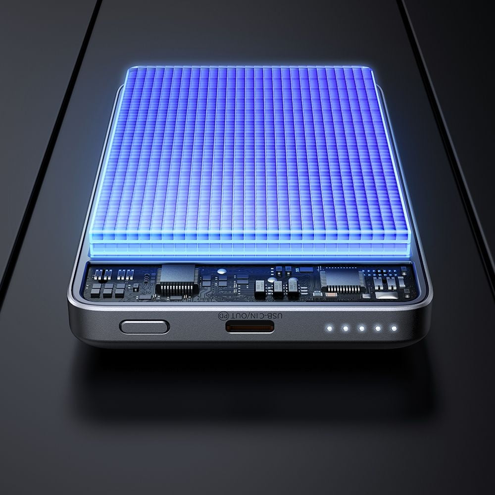 Mcdodo - Magnetic Power Bank Meta Series (MC-4651) - 10000mAh, 20W, Ultra-Thin Design - Black