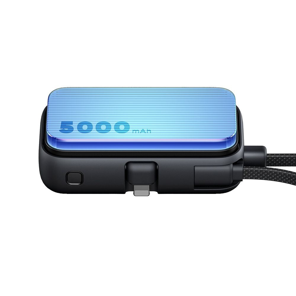 Mcdodo - Power Bank FreeKit Series (MC-7800) - with Built-in Cable & Connector Lightning, 5000mAh, 22.5W - Black