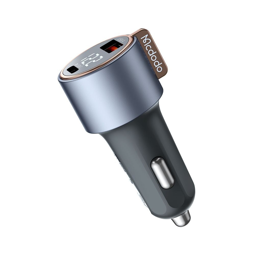 Mcdodo - Car Charger Venus Series (CC-3690) - Dual Port, Fast Charger, PD75W, Digital Display, 12-24V - Black