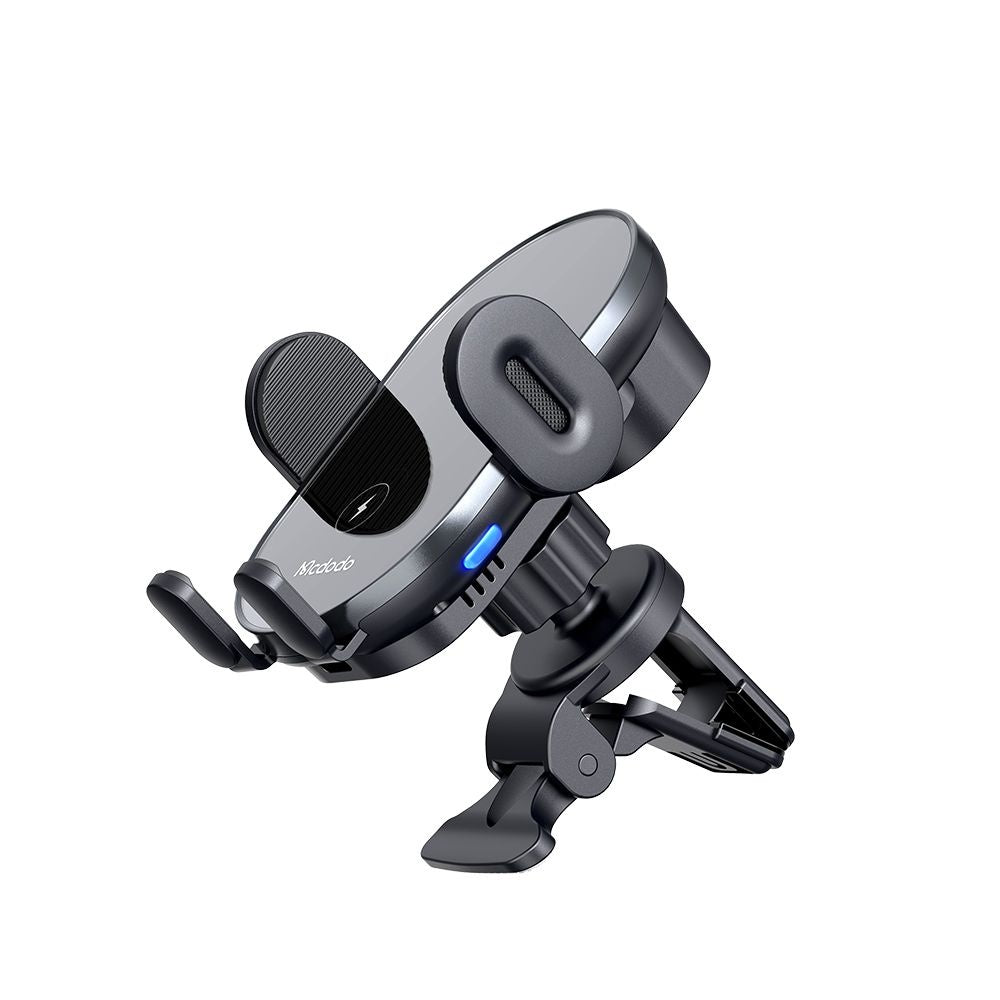 Mcdodo - Car Holder with Wireless Charging (CH-1600) - for Air Vent/Dashboard, Dual Coil, Qi2 15W, One-Hand Operation - 