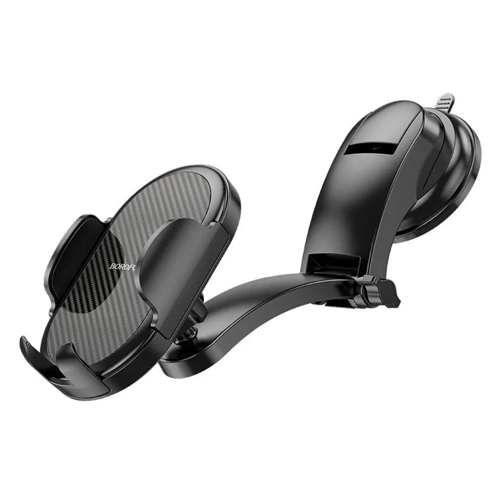 Borofone - Car Holder Charm (BH73) - with Suction Cup, for Dashboard/Windshield, 360° Adjust, Universal, Telescopic Arm 
