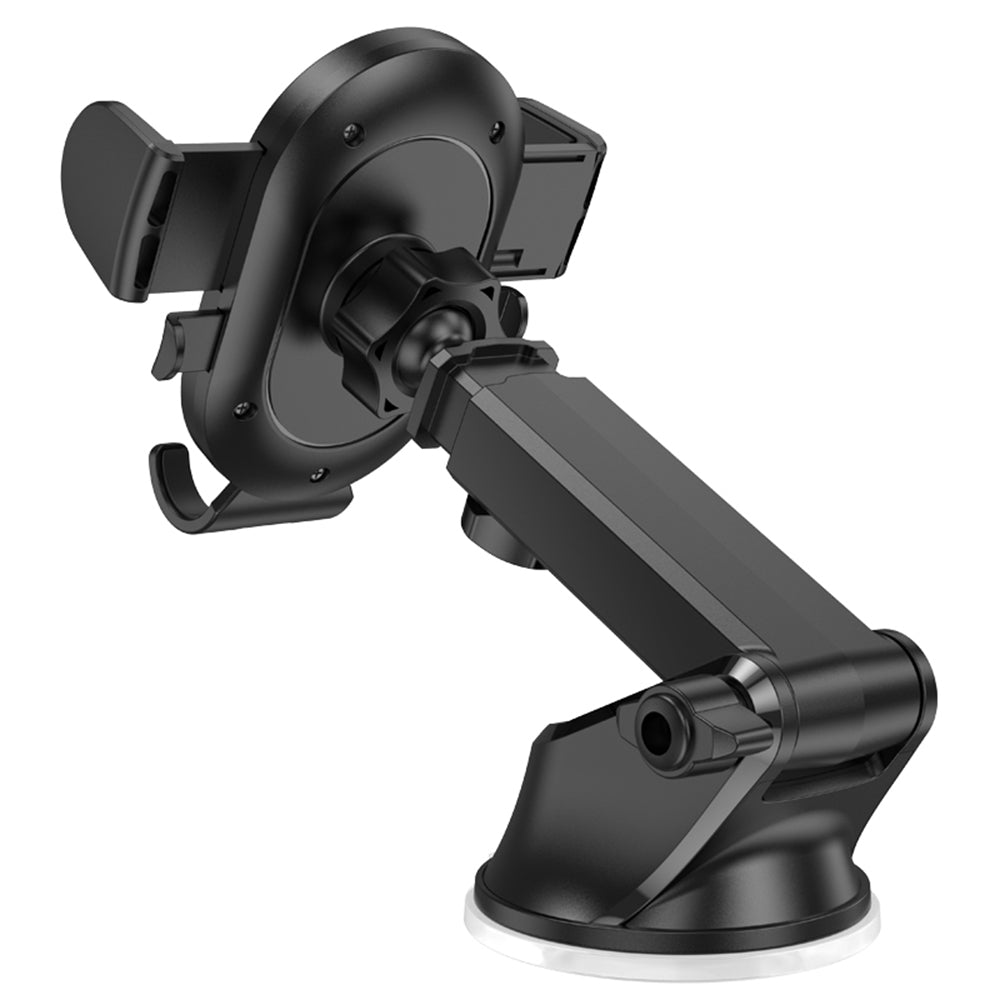 Borofone - Car Holder Experience (BH85) - with Suction Cup, for Dashboard/Windshield, 360° Adjust, Telescopic Arm, 4.7–7