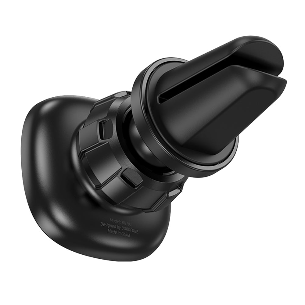 Borofone - Car Holder Cloud (BH102) - Magnetic, for Air Vent, 360° Adjust, 4.5–7 inch Phones - Black