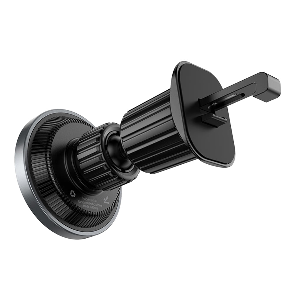 Suport Auto Borofone Profit (BH122), Magnetic, Grila Ventilatie, Negru