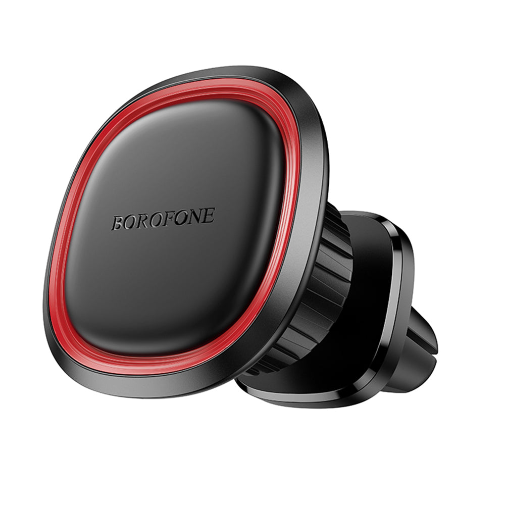 Borofone - Car Holder Roman (BH124) - Magnetic, for Air Outlet, 360° Adjust, 4.5–7 inch Phones - Black / Gray