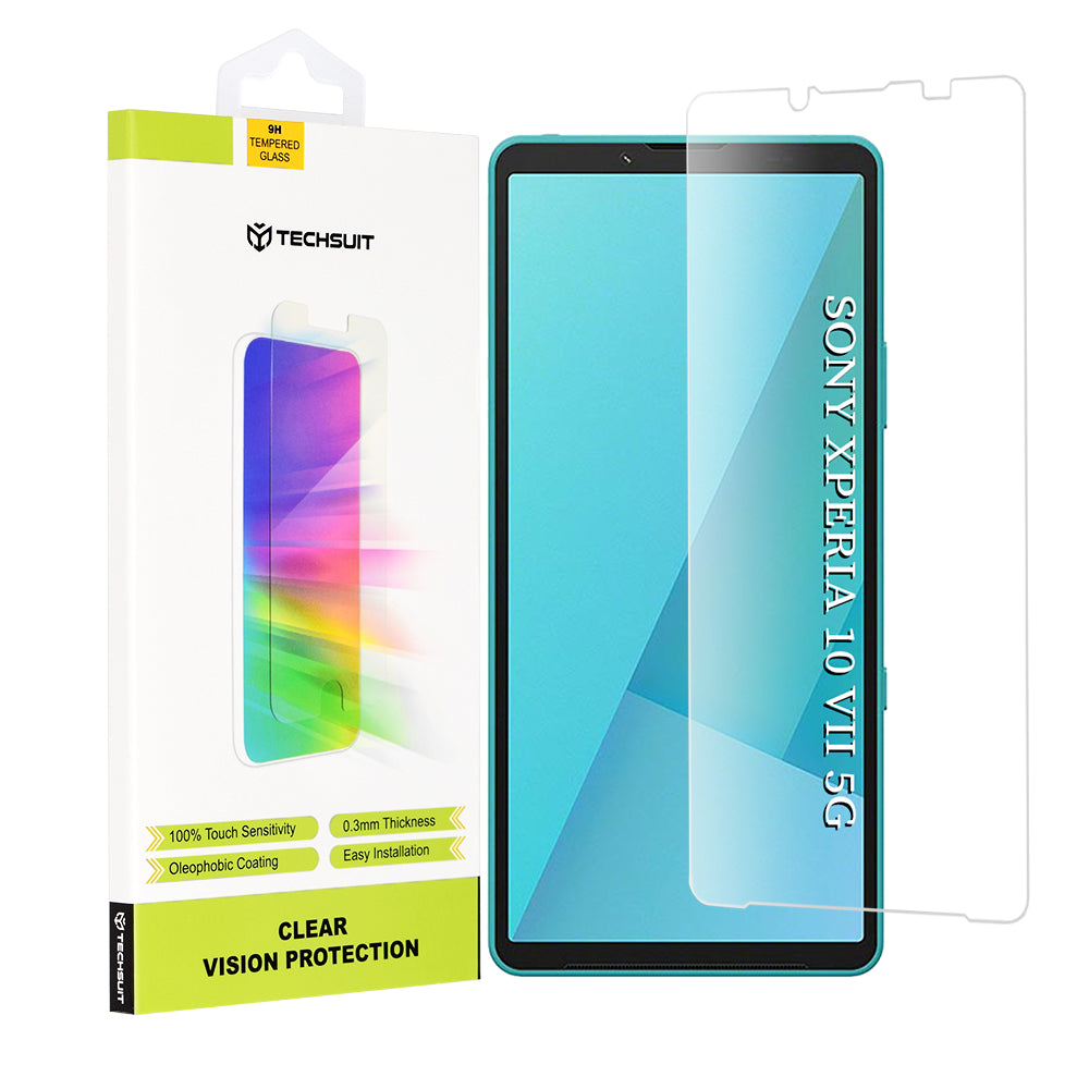 Techsuit - Clear Vision Glass - Sony Xperia 10 VII - Transparent