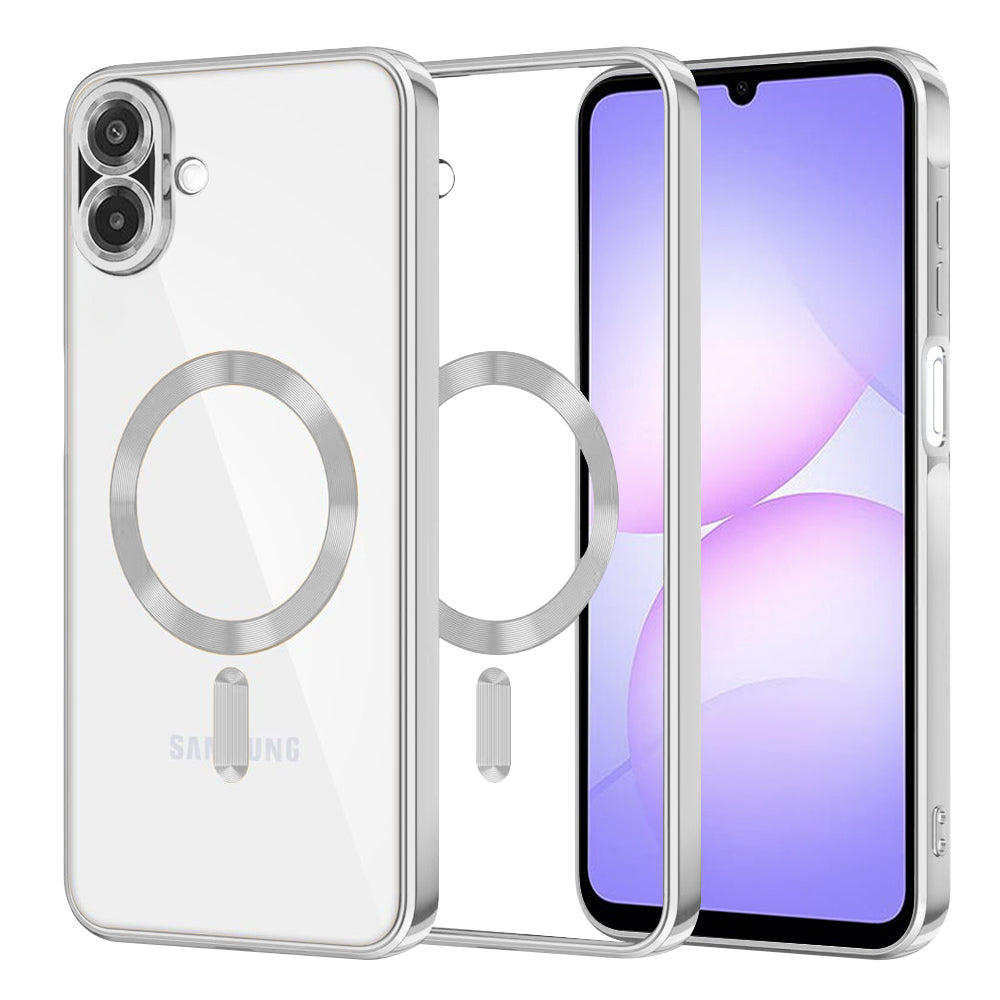 Techsuit - Luxury Crystal MagSafe - Samsung Galaxy A07 4G - Silver