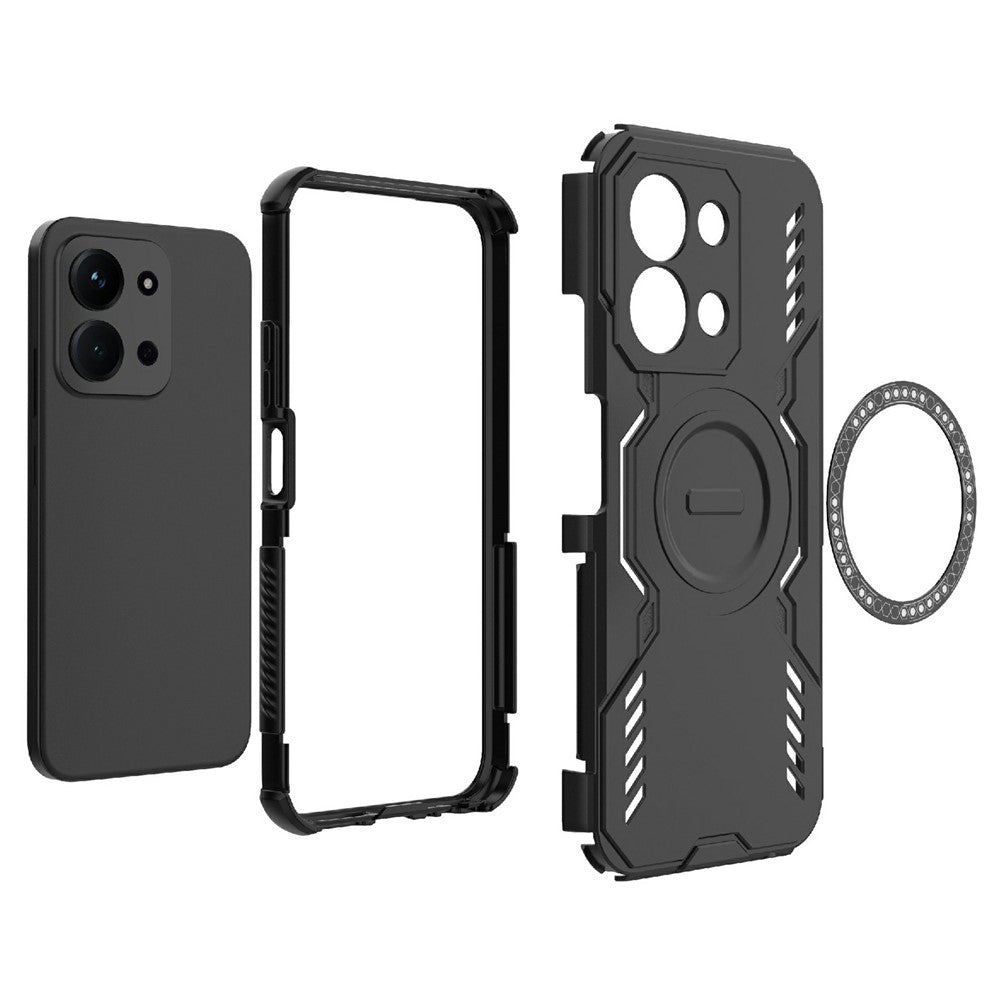 Techsuit - ArmorMag Case - Xiaomi Redmi 15C 4G / Redmi 15C 5G - Blue