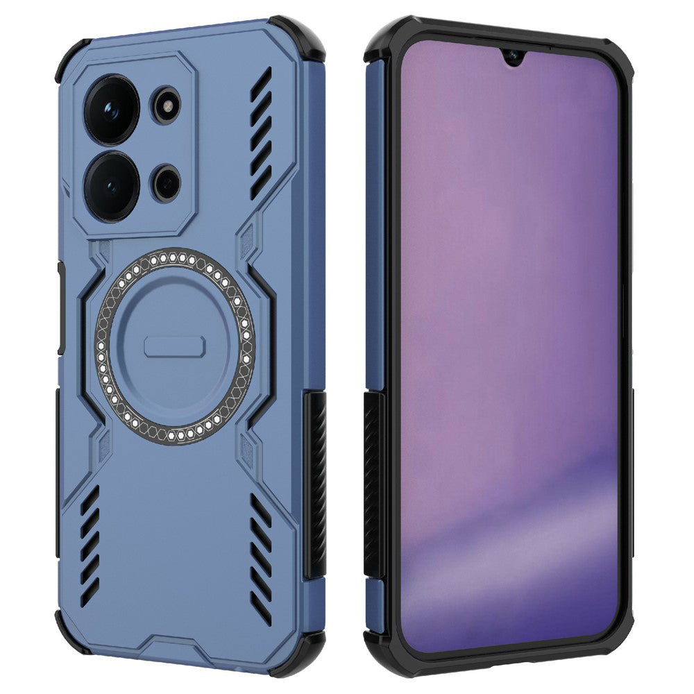 Techsuit - ArmorMag Case - Xiaomi Redmi 15C 4G / Redmi 15C 5G - Blue