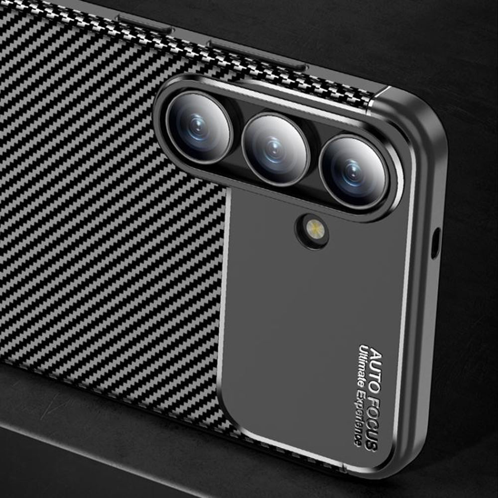 TechSuit Husa de protectie Techsuit CarbonFiber compatibil cu Samsung Galaxy S25 FE, Negru – imagine 5