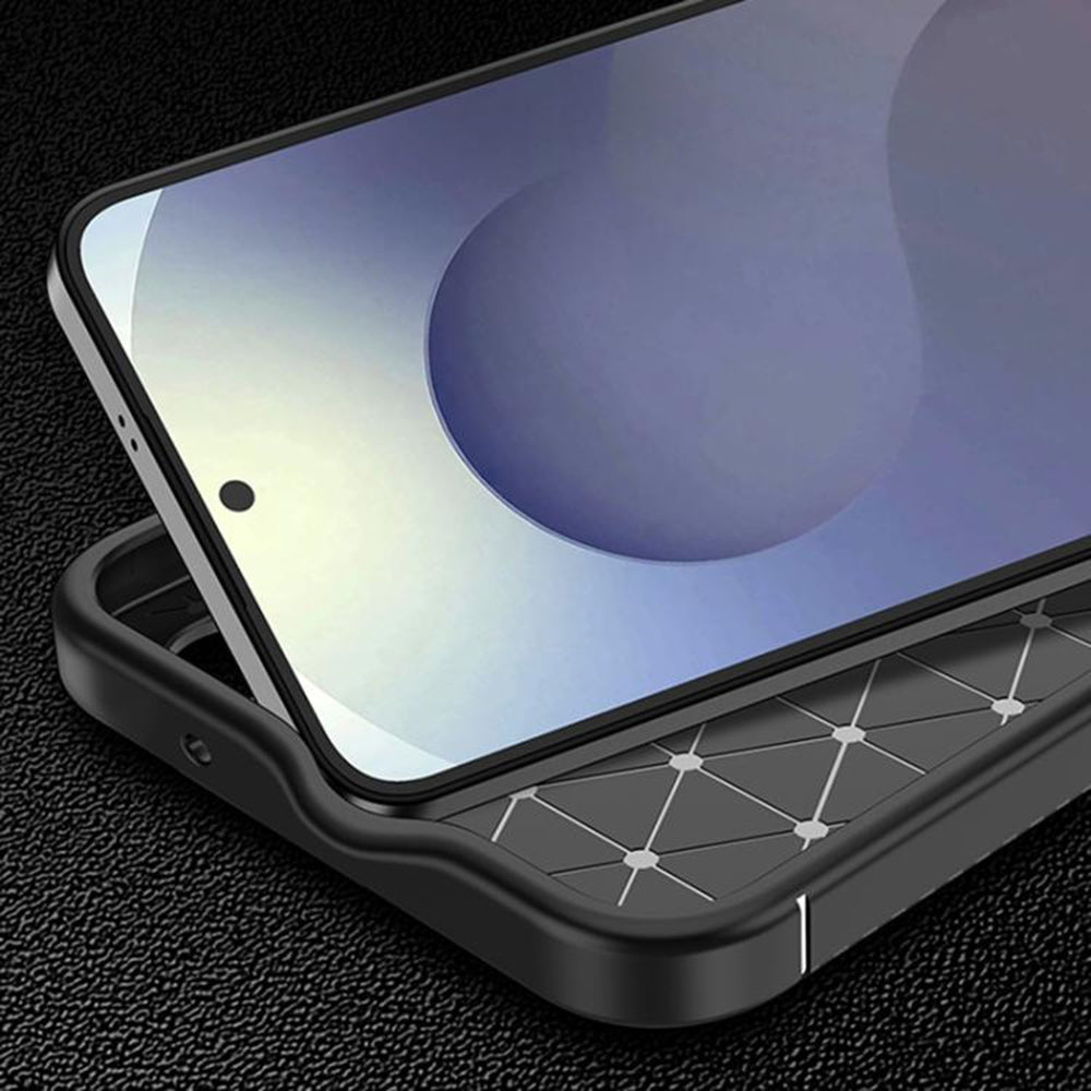 TechSuit Husa de protectie Techsuit CarbonFiber compatibil cu Samsung Galaxy S25 FE, Negru – imagine 4