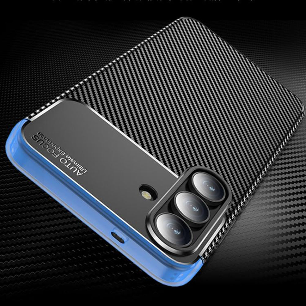 TechSuit Husa de protectie Techsuit CarbonFiber compatibil cu Samsung Galaxy S25 FE, Negru – imagine 2