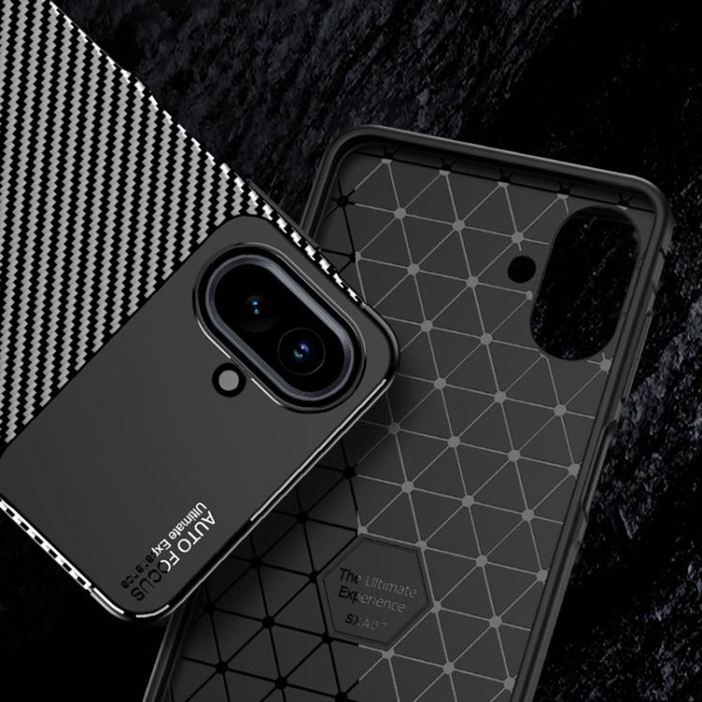 Techsuit - CarbonFiber - Samsung Galaxy A07 4G - Black
