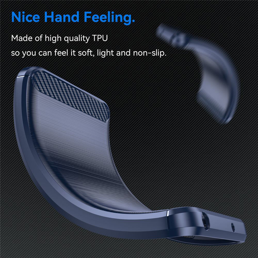 Techsuit - Carbon Silicone - Oppo Reno14 - Blue