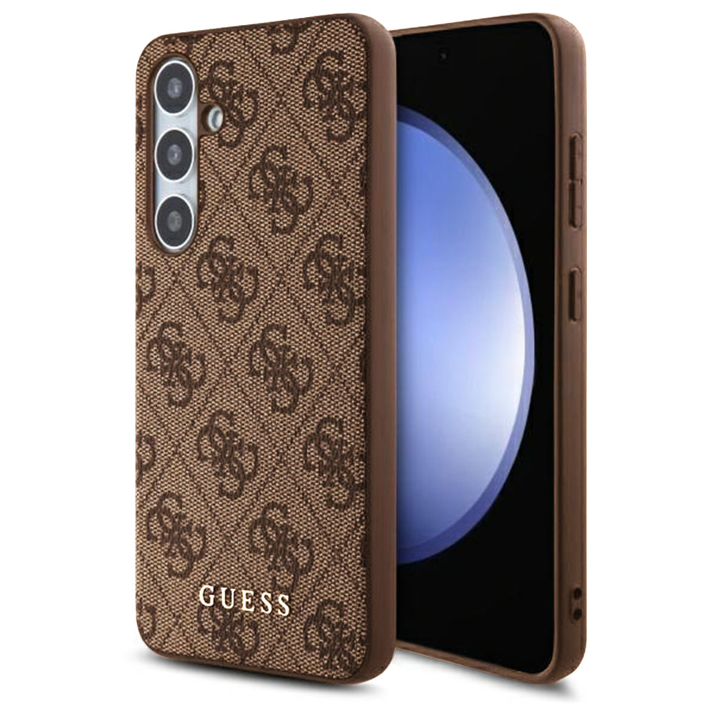 Husa pentru Samsung Galaxy S24 FE - Guess Hardcase 4G Classic (GUHCS24FEG4GFBR) - Brown