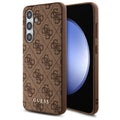 Husa pentru Samsung Galaxy S24 FE - Guess Hardcase 4G Classic (GUHCS24FEG4GFBR) - Brown