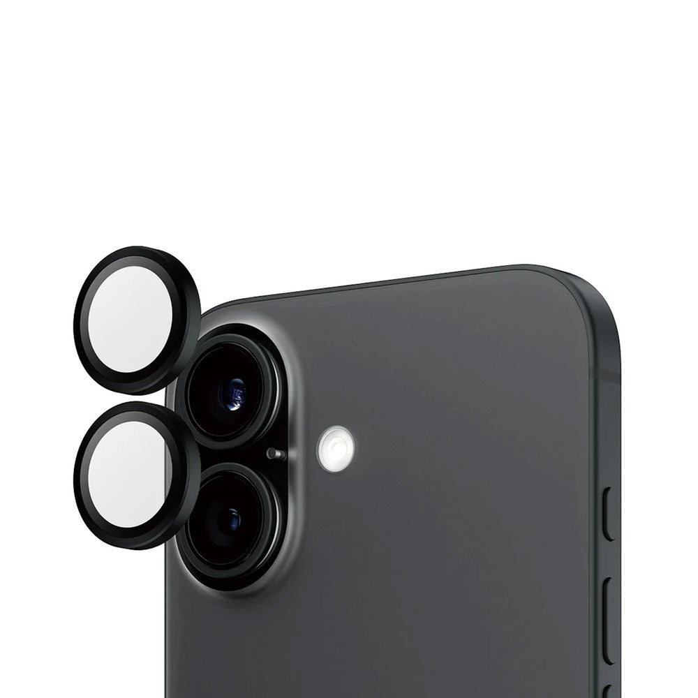 PanzerGlass® - Hoops® Camera Lens Protector - iPhone 16 / iPhone 16 Plus - Black