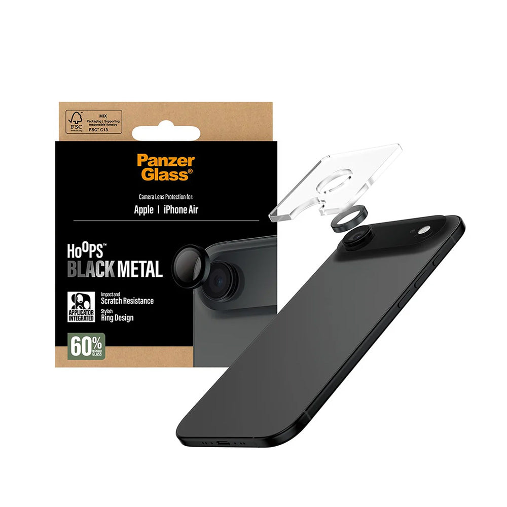 PanzerGlass® - Hoops® Camera Lens Protector - iPhone 17 Air - Black