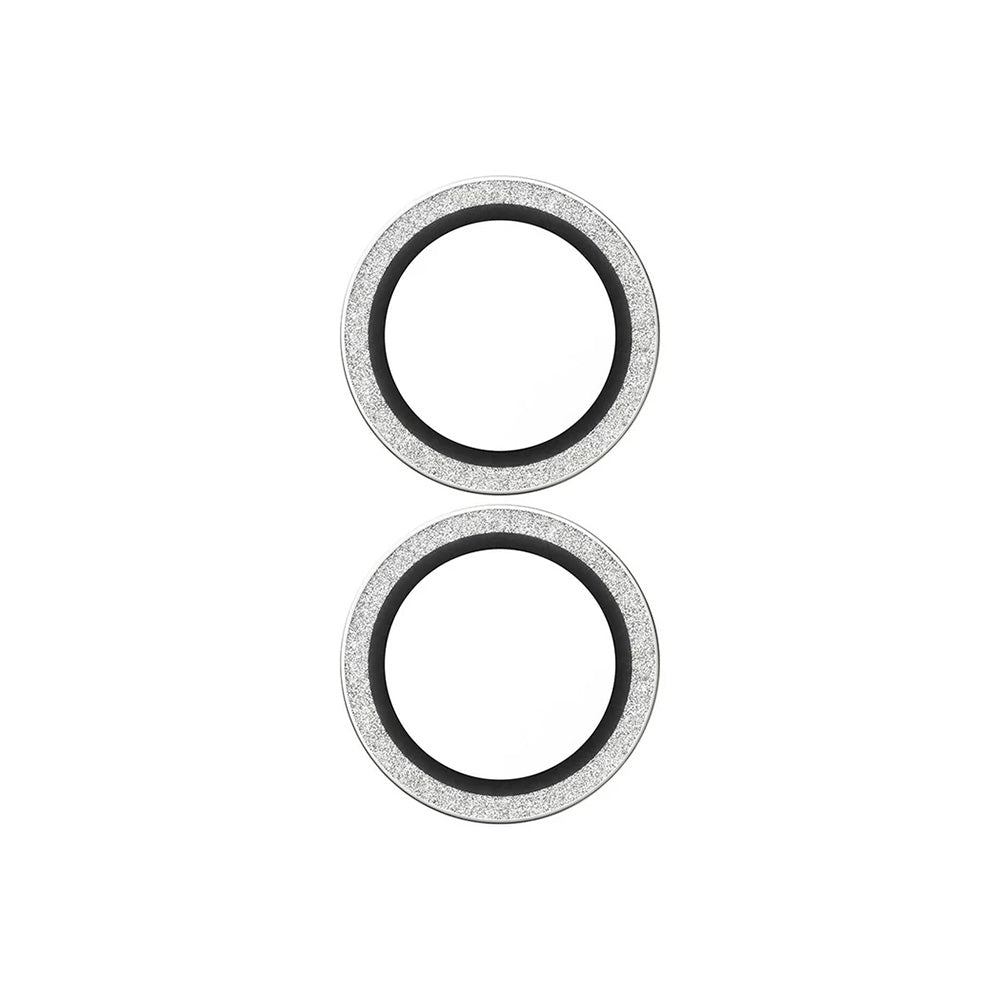PanzerGlass® - Hoops® Camera Lens Protector - iPhone 17 / iPhone 16 / iPhone 16 Plus - Glitter Silver