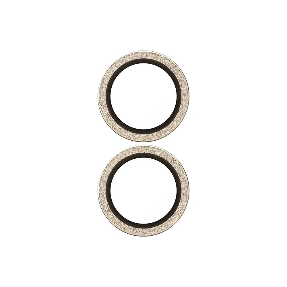 PanzerGlass® - Hoops® Camera Lens Protector - iPhone 17 / iPhone 16 / iPhone 16 Plus - Glitter Gold
